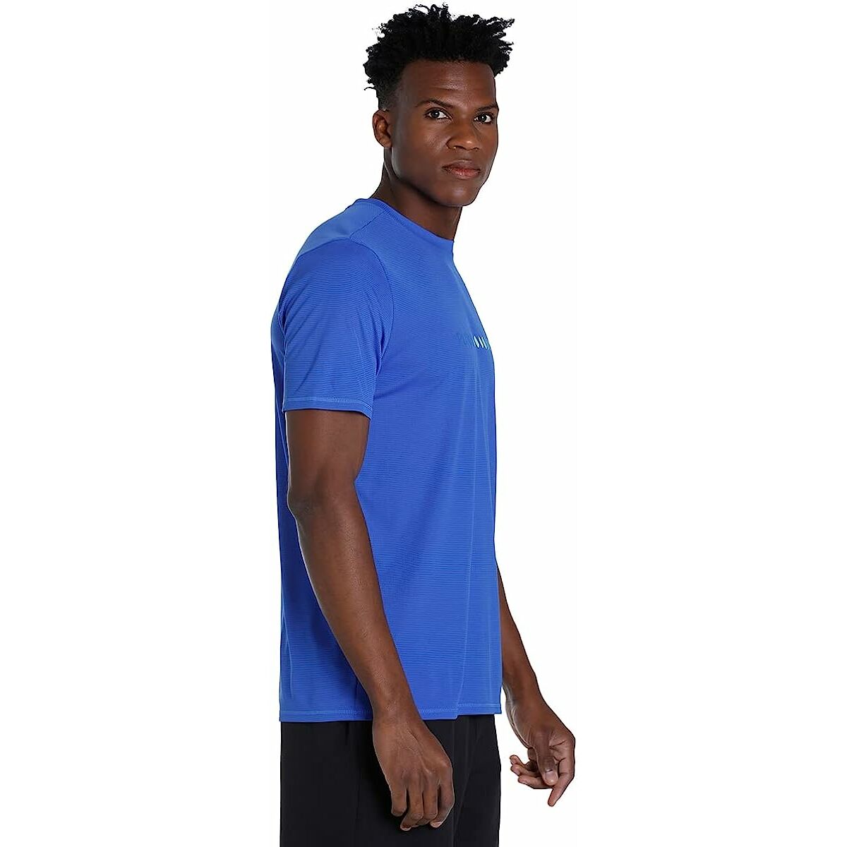 Ανδρική Μπλούζα με Κοντό Μανίκι Puma Run Favorite Logo Μπλε