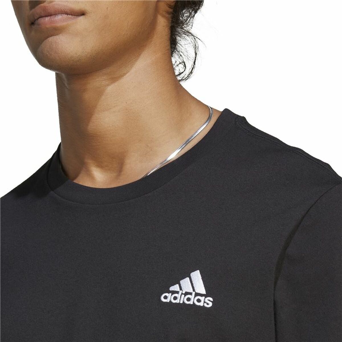 Ανδρική Μπλούζα με Κοντό Μανίκι Adidas Training Μαύρο