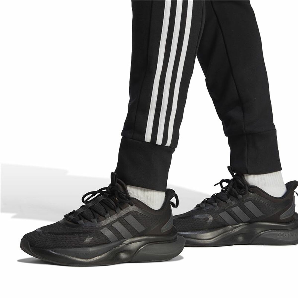 Μακρύ Αθλητικό Παντελόνι Adidas 3Bandas Ft Tc Μαύρο Άντρες