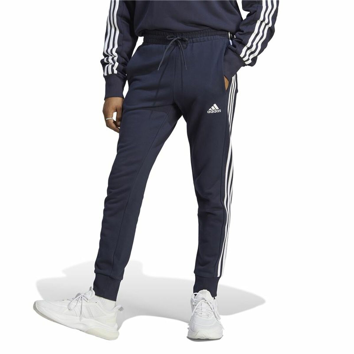 Μακρύ Αθλητικό Παντελόνι Adidas M 3S Ft Tc Μαύρο Σκούρο μπλε Άντρες