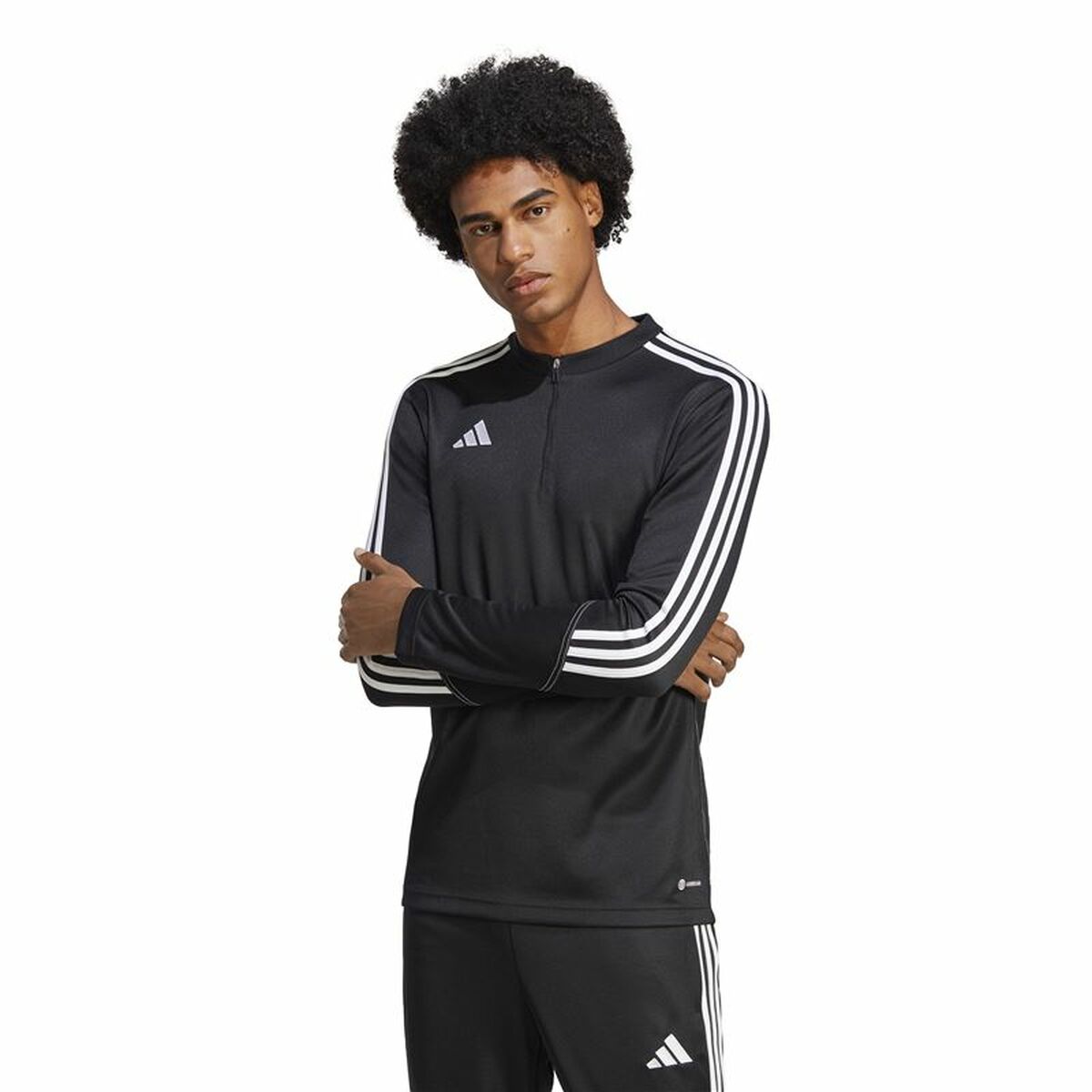 Ανδρικό Φούτερ με Κουκούλα Adidas Tiro 23 Club Μαύρο
