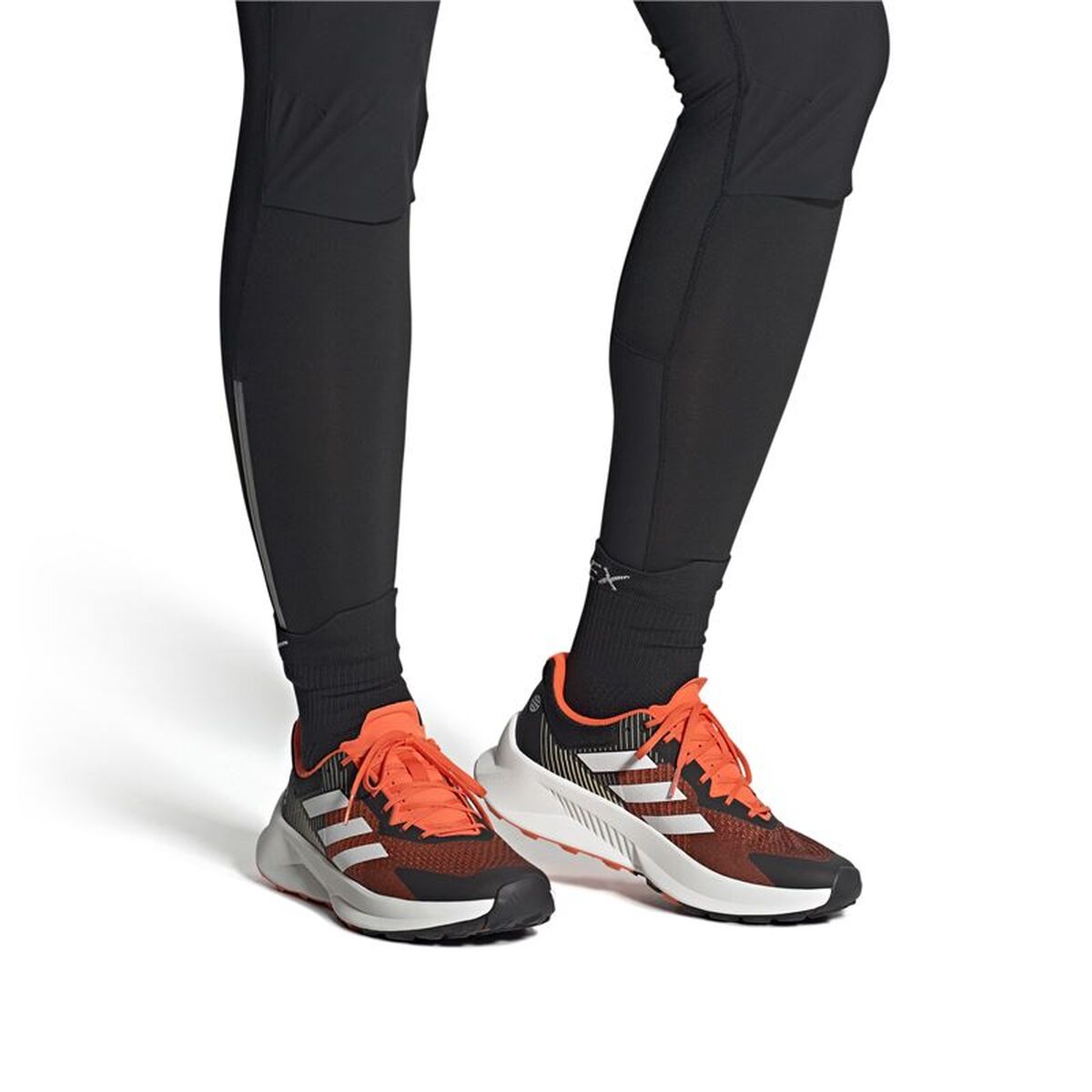 Παπούτσια trail για άνδρες (τρέξιμο στο βουνό) Adidas Terrex Soulstride Flow Πορτοκαλί
