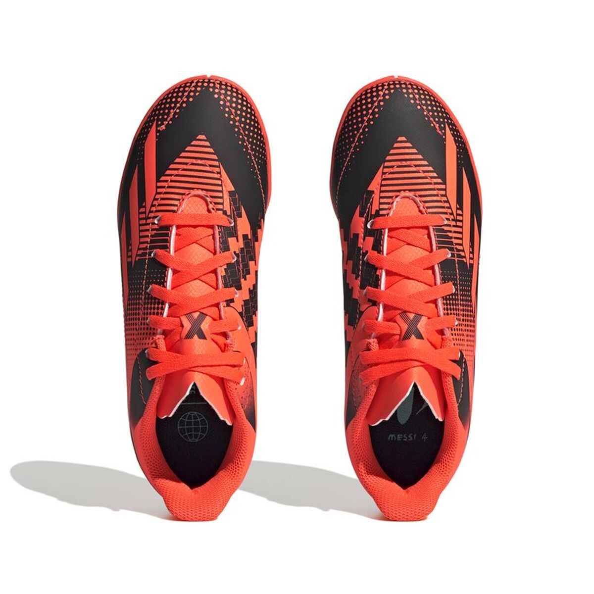 Παπούτσια Ποδοσφαίρου Σάλας για Παιδιά Adidas X Speeportal Messi.4 Πορτοκαλί