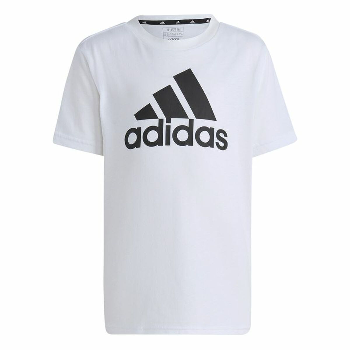 Unisex Μπλούζα με Κοντό Μανίκι Adidas Lk Bl Co Λευκό