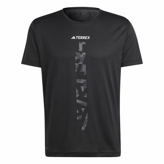 Ανδρική Μπλούζα με Κοντό Μανίκι Adidas Agr Shirt Μαύρο
