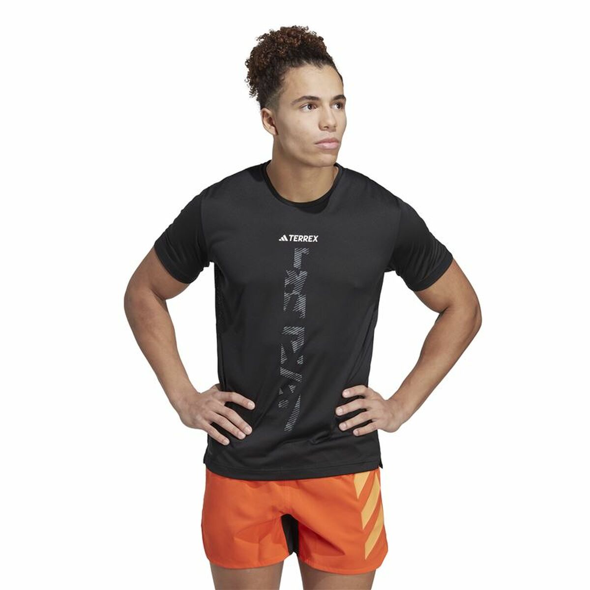 Ανδρική Μπλούζα με Κοντό Μανίκι Adidas Agr Shirt Μαύρο