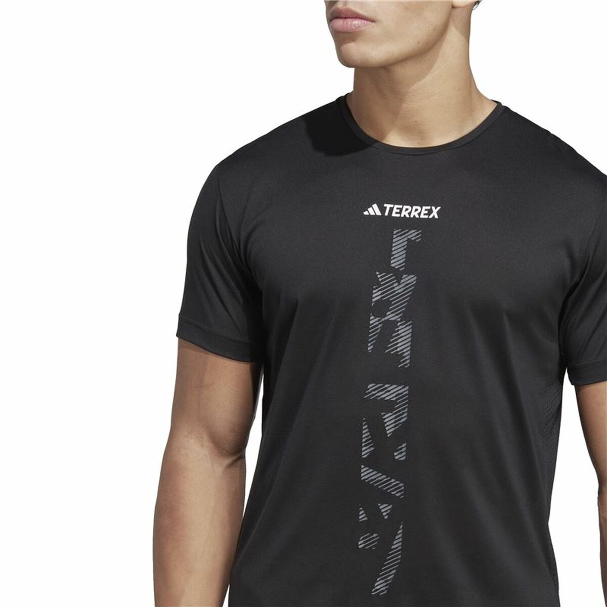 Ανδρική Μπλούζα με Κοντό Μανίκι Adidas Agr Shirt Μαύρο