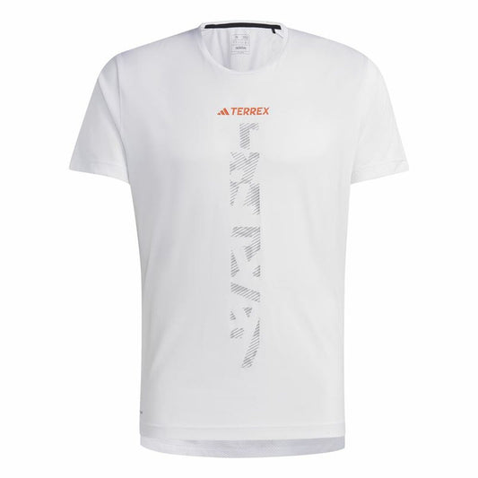 Ανδρική Μπλούζα με Κοντό Μανίκι Adidas Agr Shirt Λευκό
