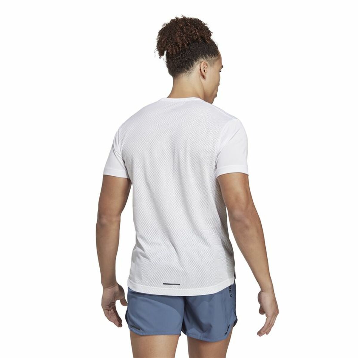 Ανδρική Μπλούζα με Κοντό Μανίκι Adidas Agr Shirt Λευκό
