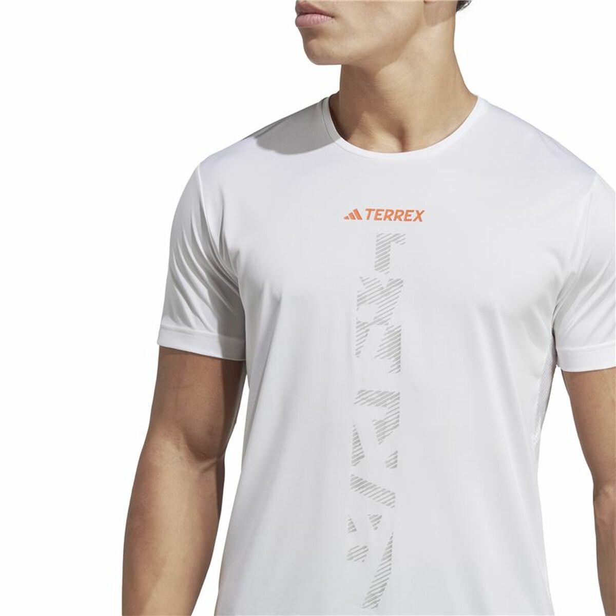 Ανδρική Μπλούζα με Κοντό Μανίκι Adidas Agr Shirt Λευκό