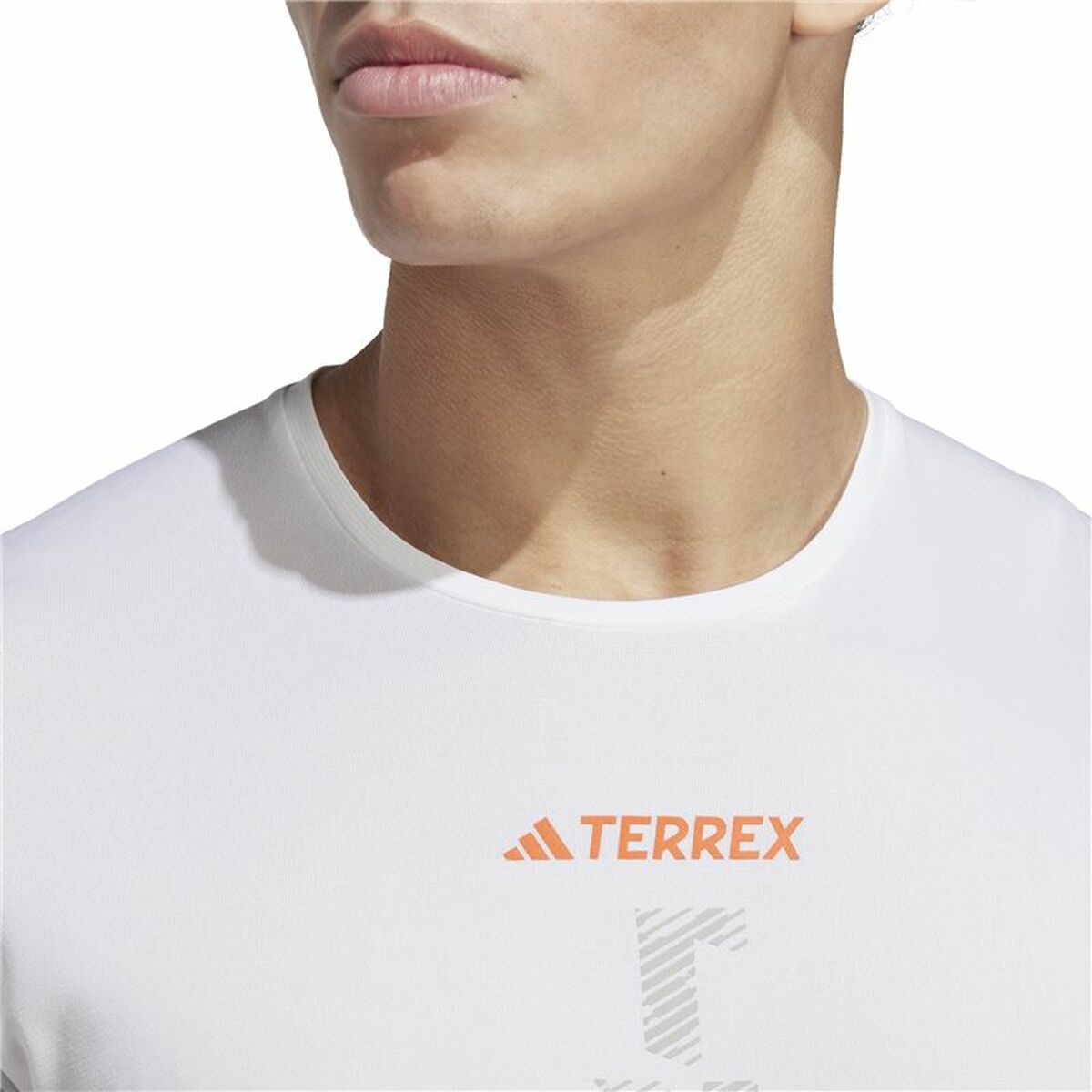 Ανδρική Μπλούζα με Κοντό Μανίκι Adidas Agr Shirt Λευκό