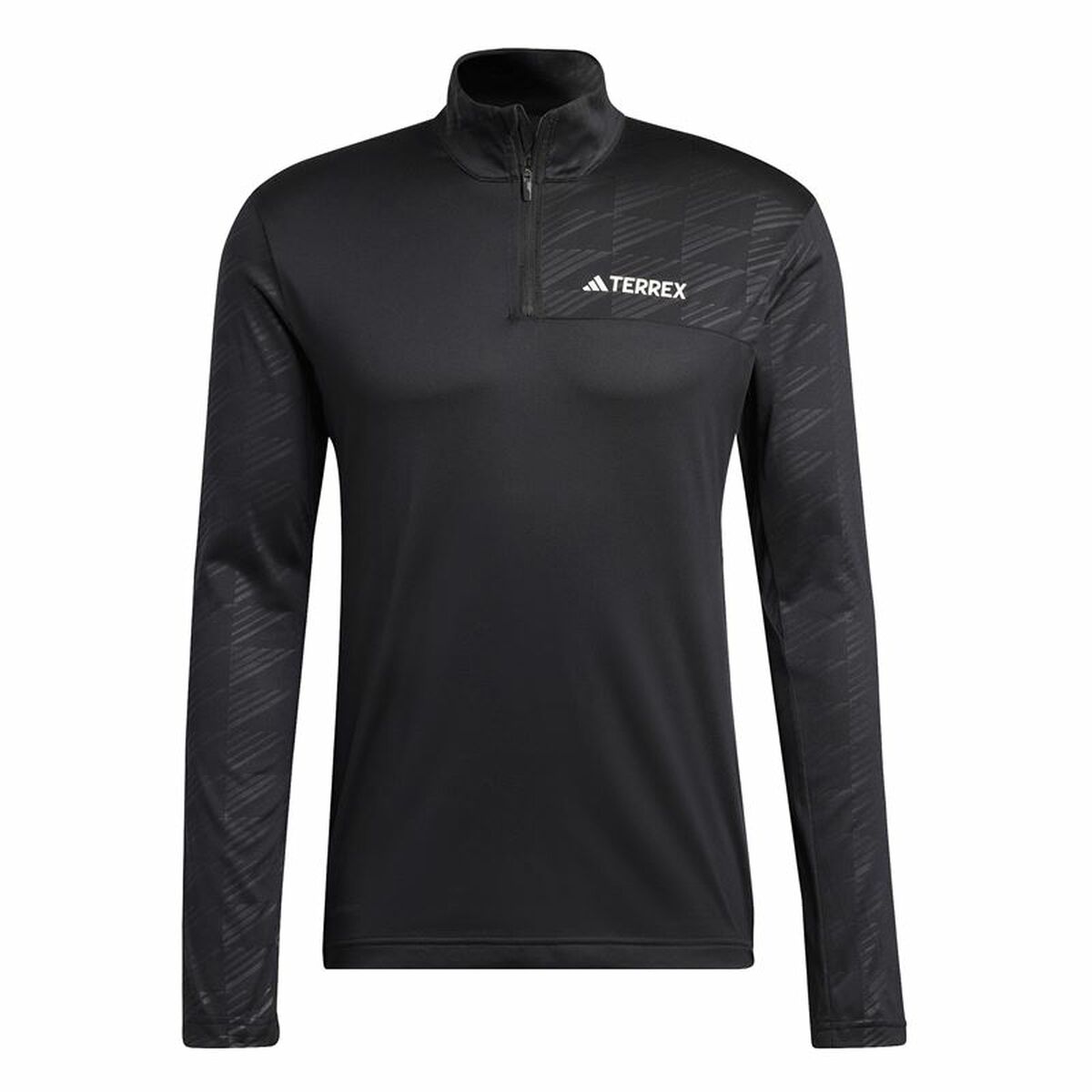 Ανδρική Μπλούζα με Μακρύ Μανίκι Adidas Terrex Multi Half-Zip Μαύρο