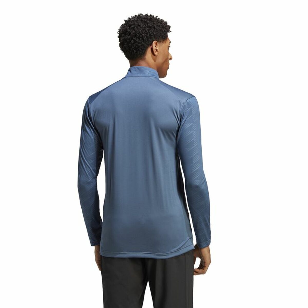 Ανδρική Μπλούζα με Μακρύ Μανίκι Adidas Multi Half Zip Ls Μπλε