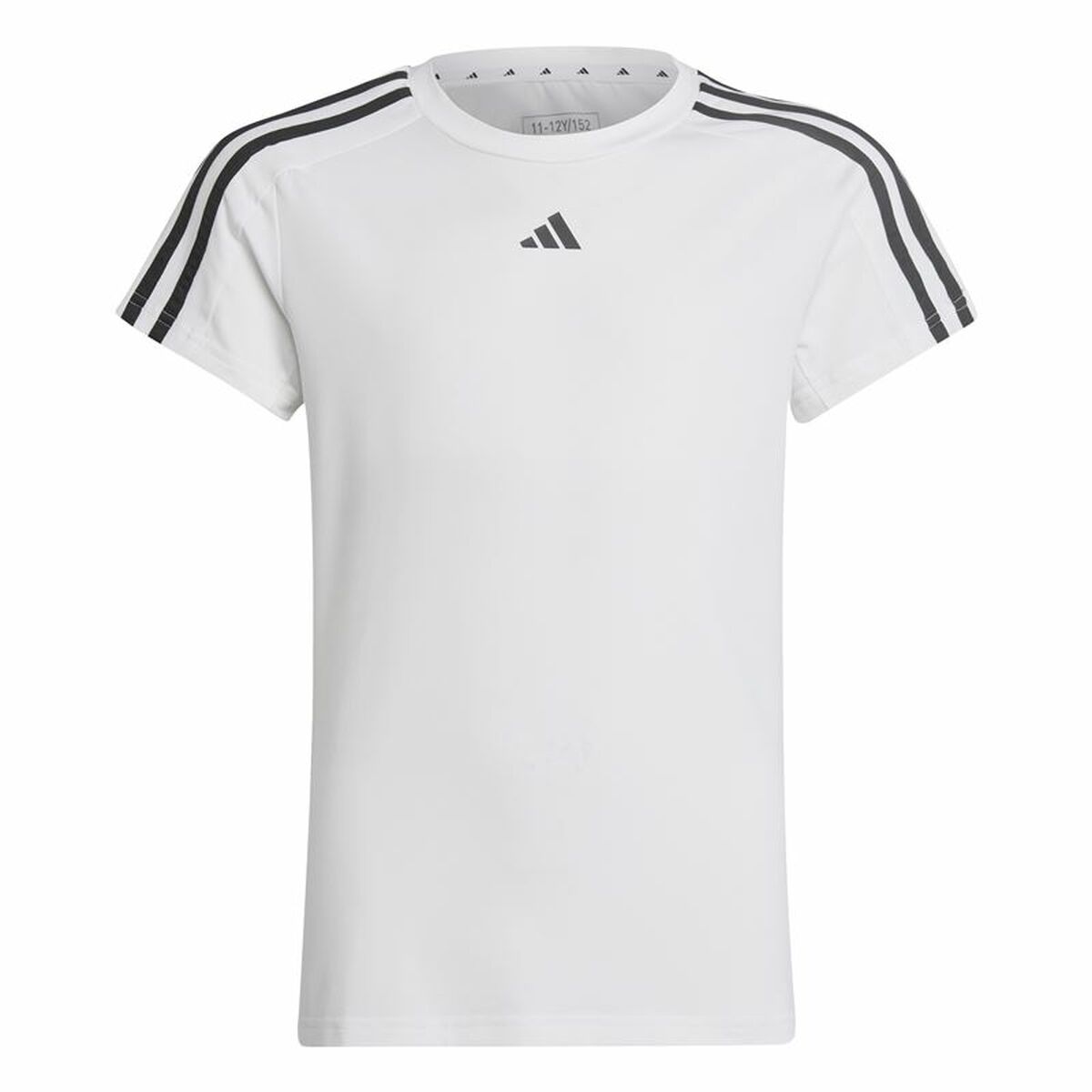 Unisex Μπλούζα με Κοντό Μανίκι Adidas Training Essentials 3S Λευκό