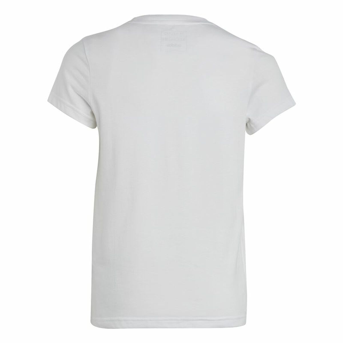 Παιδικό Μπλούζα με Κοντό Μανίκι Adidas Essentials Λευκό