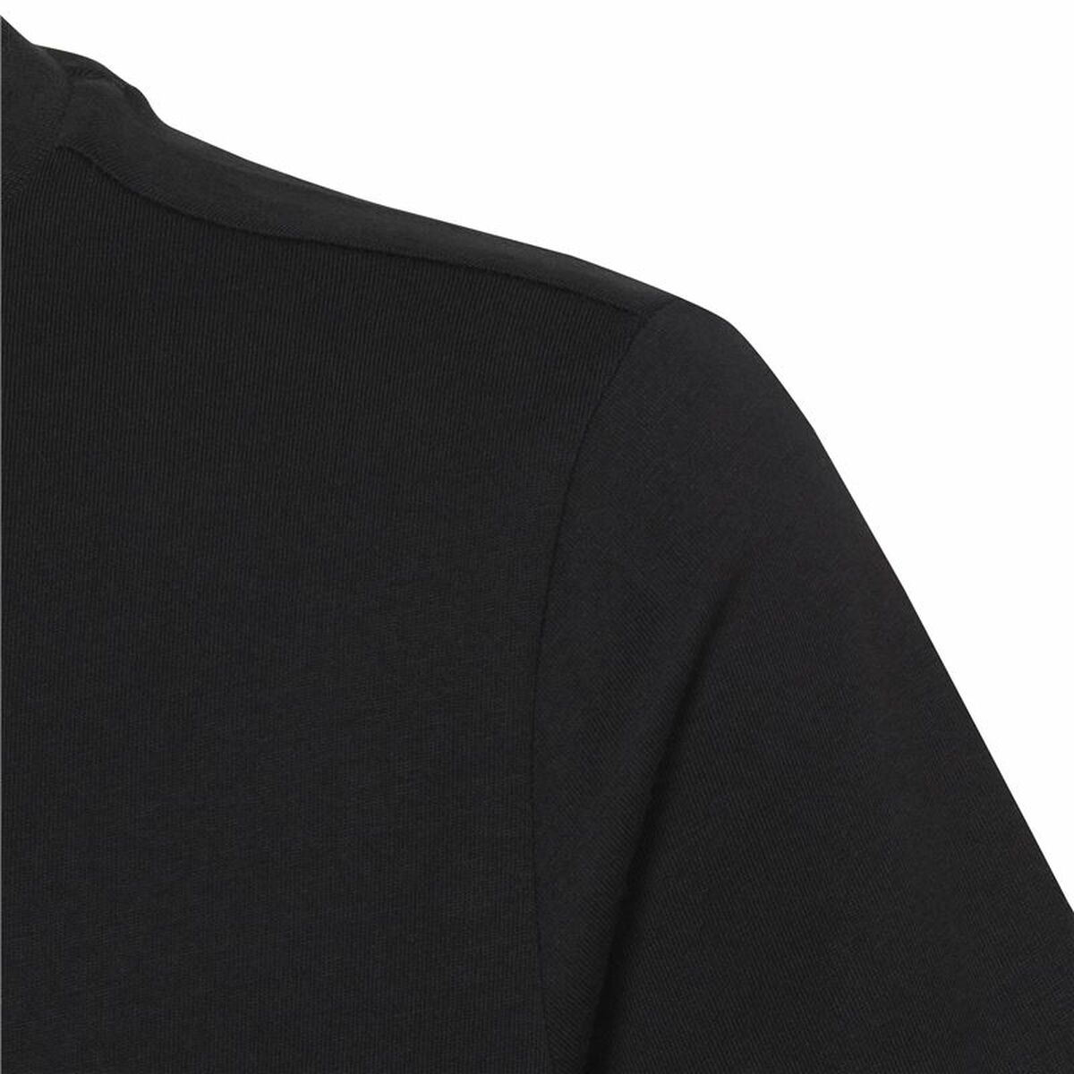 Παιδικό Μπλούζα με Κοντό Μανίκι Adidas Big Logo Μαύρο