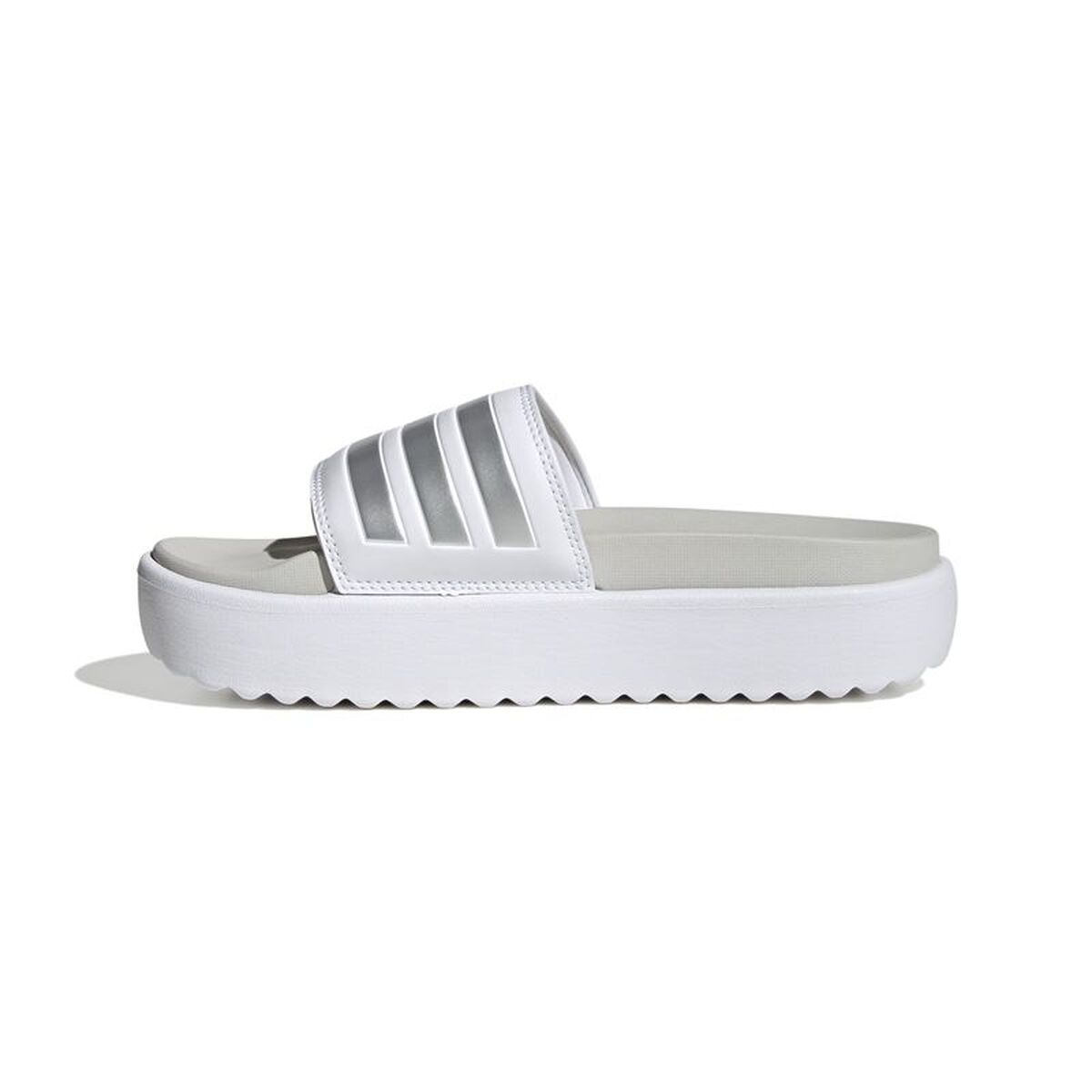 Σαγιονάρες για γυναίκες Adidas Adilette Platform Λευκό