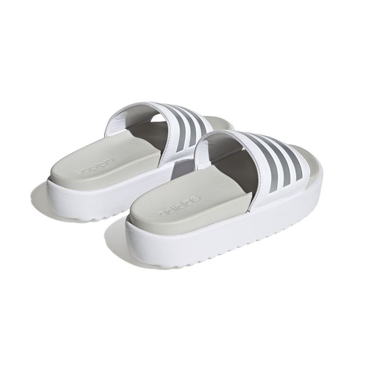 Σαγιονάρες για γυναίκες Adidas Adilette Platform Λευκό