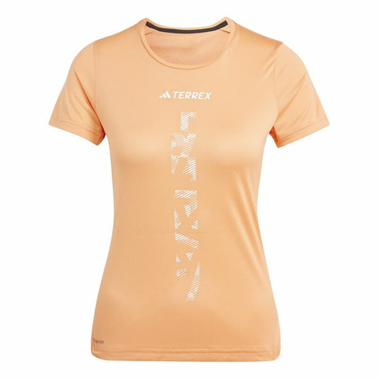 Γυναικεία Μπλούζα με Κοντό Μανίκι Adidas Agravic Shirt Πορτοκαλί