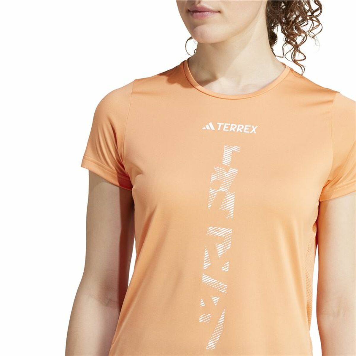 Γυναικεία Μπλούζα με Κοντό Μανίκι Adidas Agravic Shirt Πορτοκαλί