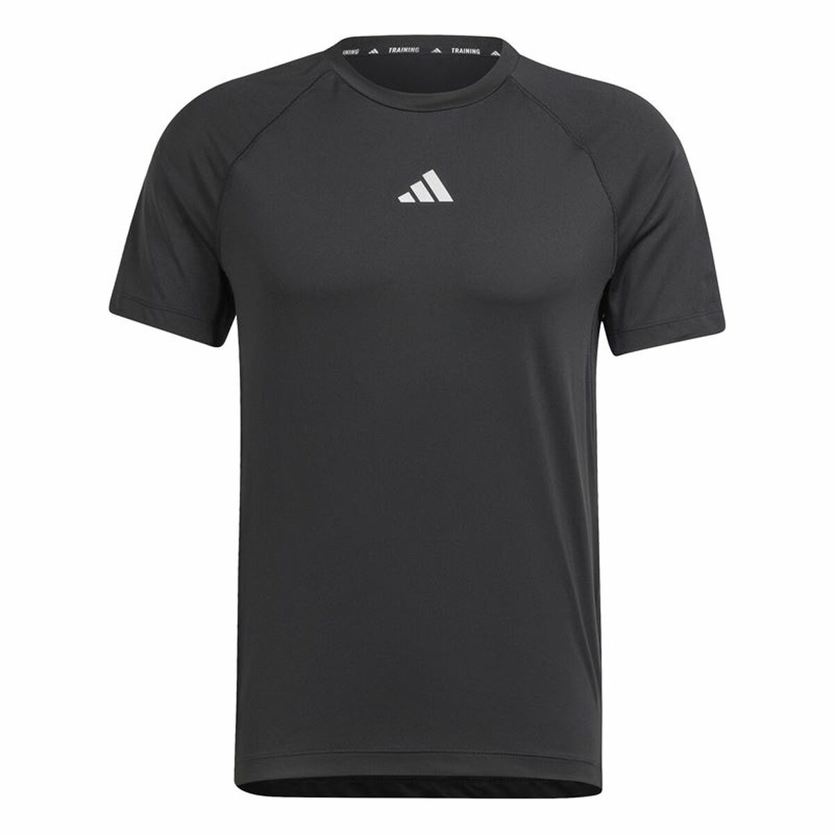 Ανδρική Μπλούζα με Κοντό Μανίκι Adidas Essentials Gym+ Μαύρο
