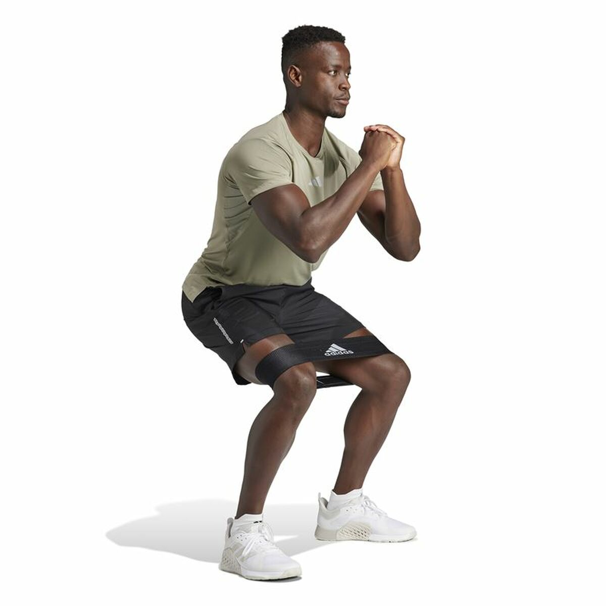 Ανδρική Μπλούζα με Κοντό Μανίκι Adidas Essentials Gym+ Μπεζ