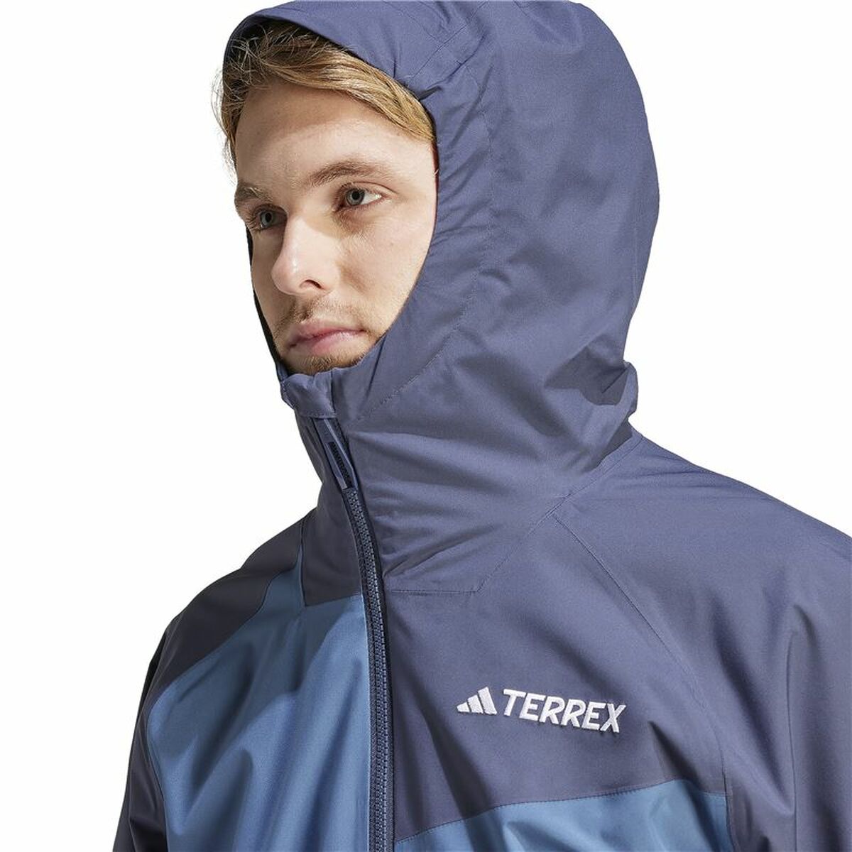 Ανδρικό Αθλητικό Mπουφάν Adidas Multi 2L Rain Μπλε