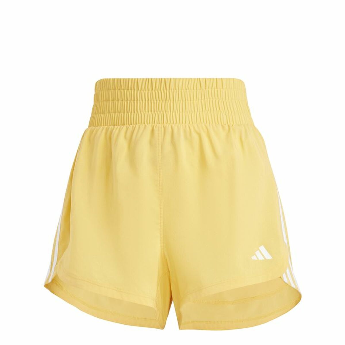 Αθλητικό Σορτς Adidas Essentials Pacer Wvn High Κίτρινο