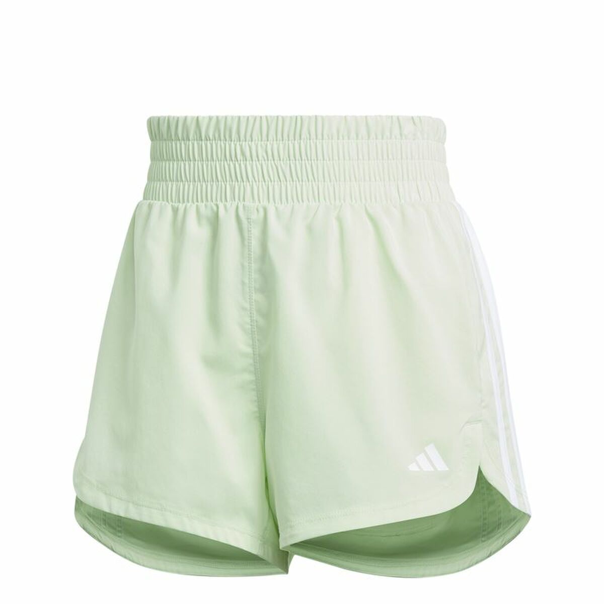 Aθλητικό Σορτς Adidas Essentials Pacer Woven High Πράσινο Ανοιχτό Πράσινο