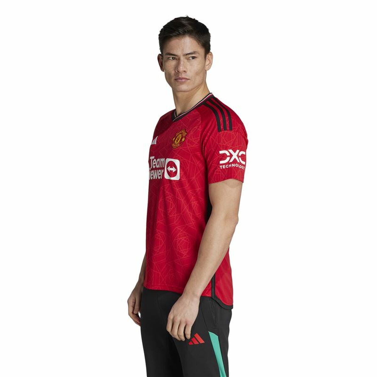 Ανδρική Μπλούζα με Κοντό Μανίκι Adidas Manchester United