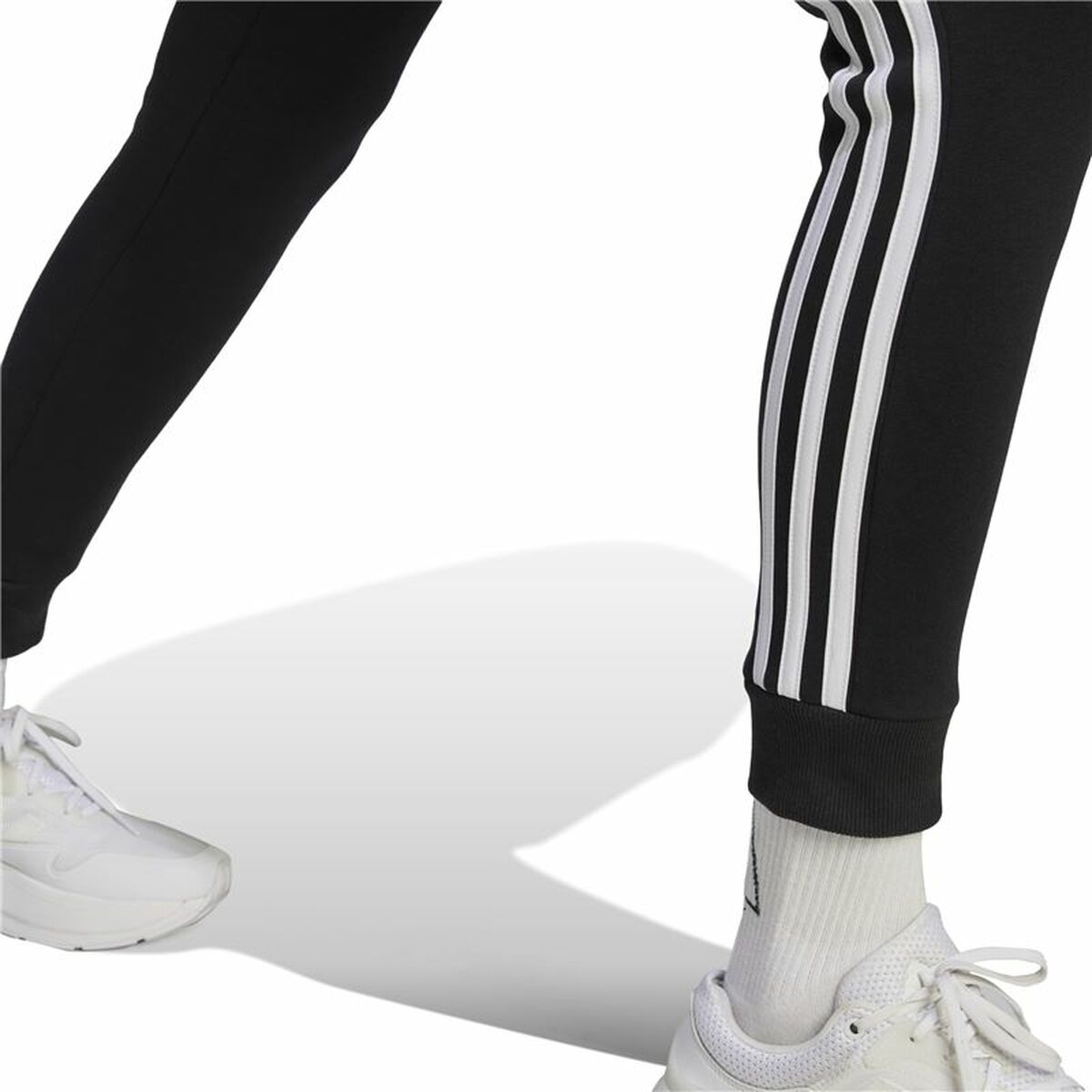 Μακρύ Αθλητικό Παντελόνι Adidas 3S Fl C Pt Μαύρο Γυναίκα