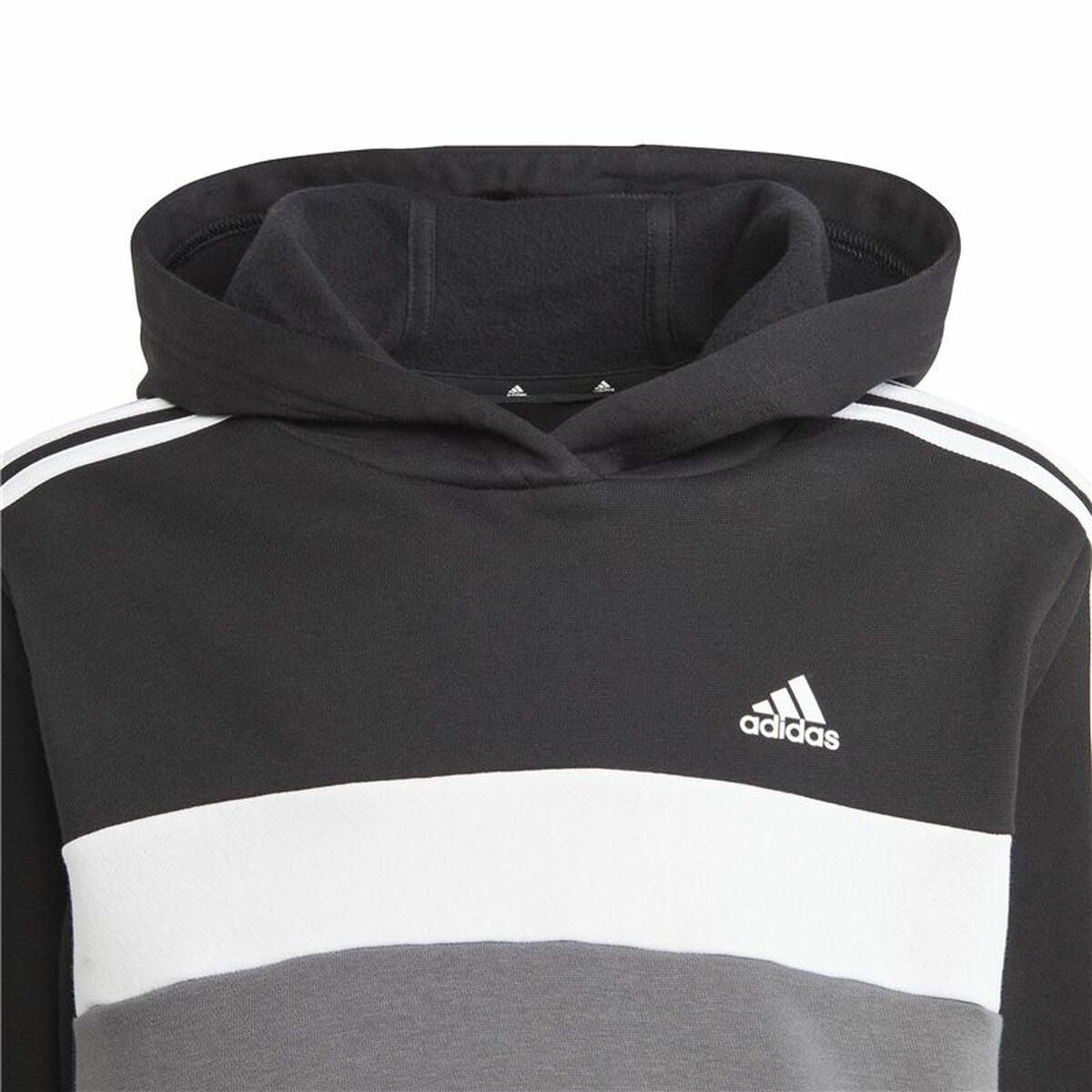 Γυναικεία Αθλητική Φόρμα Adidas Tiberio 3- Stripes Colorblock Μαύρο Γκρι