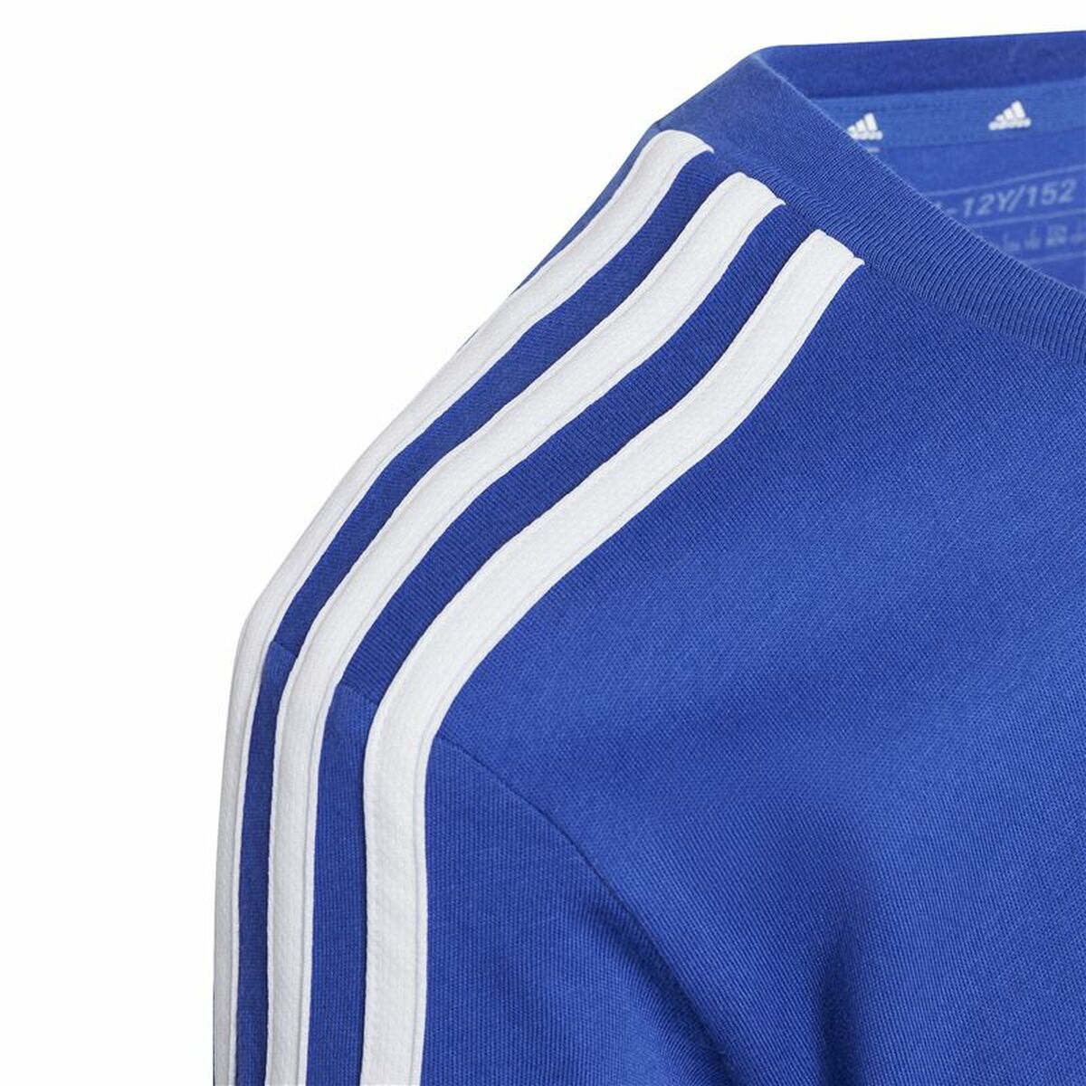 Παιδικό Μπλούζα με Κοντό Μανίκι Adidas 3S Tib Μπλε
