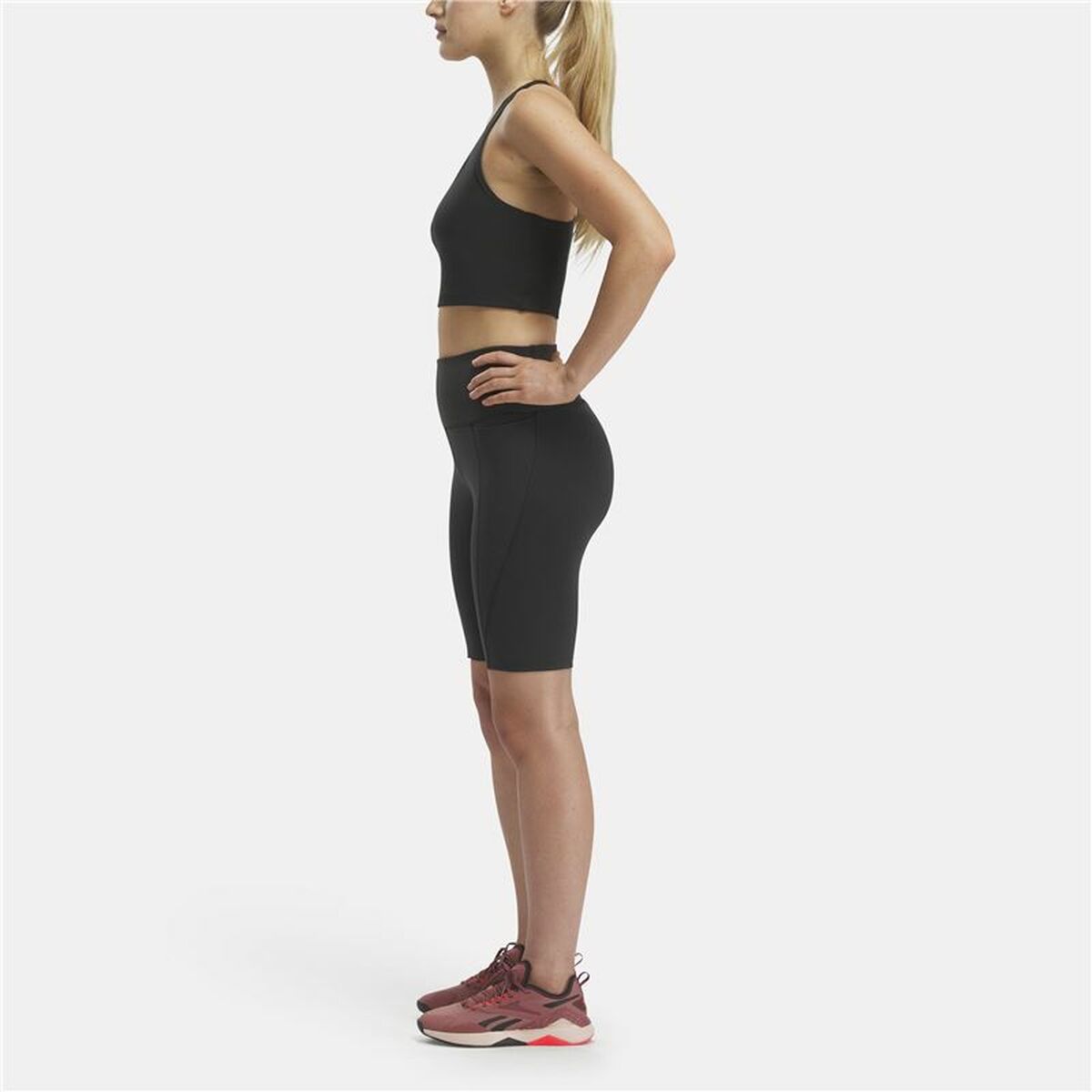 Αθλητικά Γυναικεία Κολάν Reebok Identity Sl Fitted Short Μαύρο