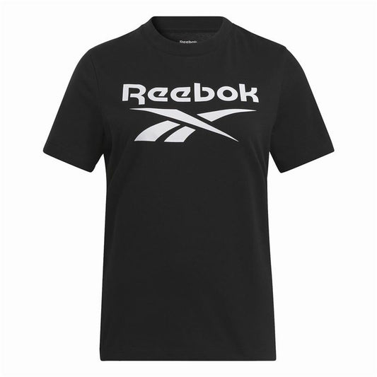 Γυναικεία Μπλούζα με Κοντό Μανίκι Reebok Identity Big Logo Μαύρο
