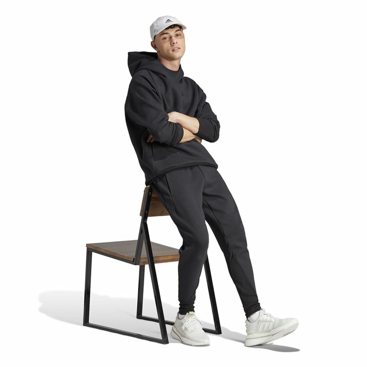 Ανδρικό Φούτερ χωρίς Κουκούλα Adidas ZNE Pr Μαύρο