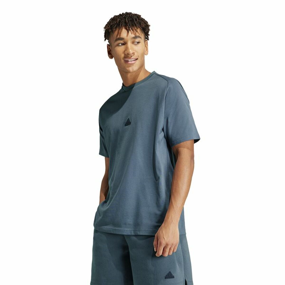Ανδρική Μπλούζα με Κοντό Μανίκι Adidas ZNE Μπλε