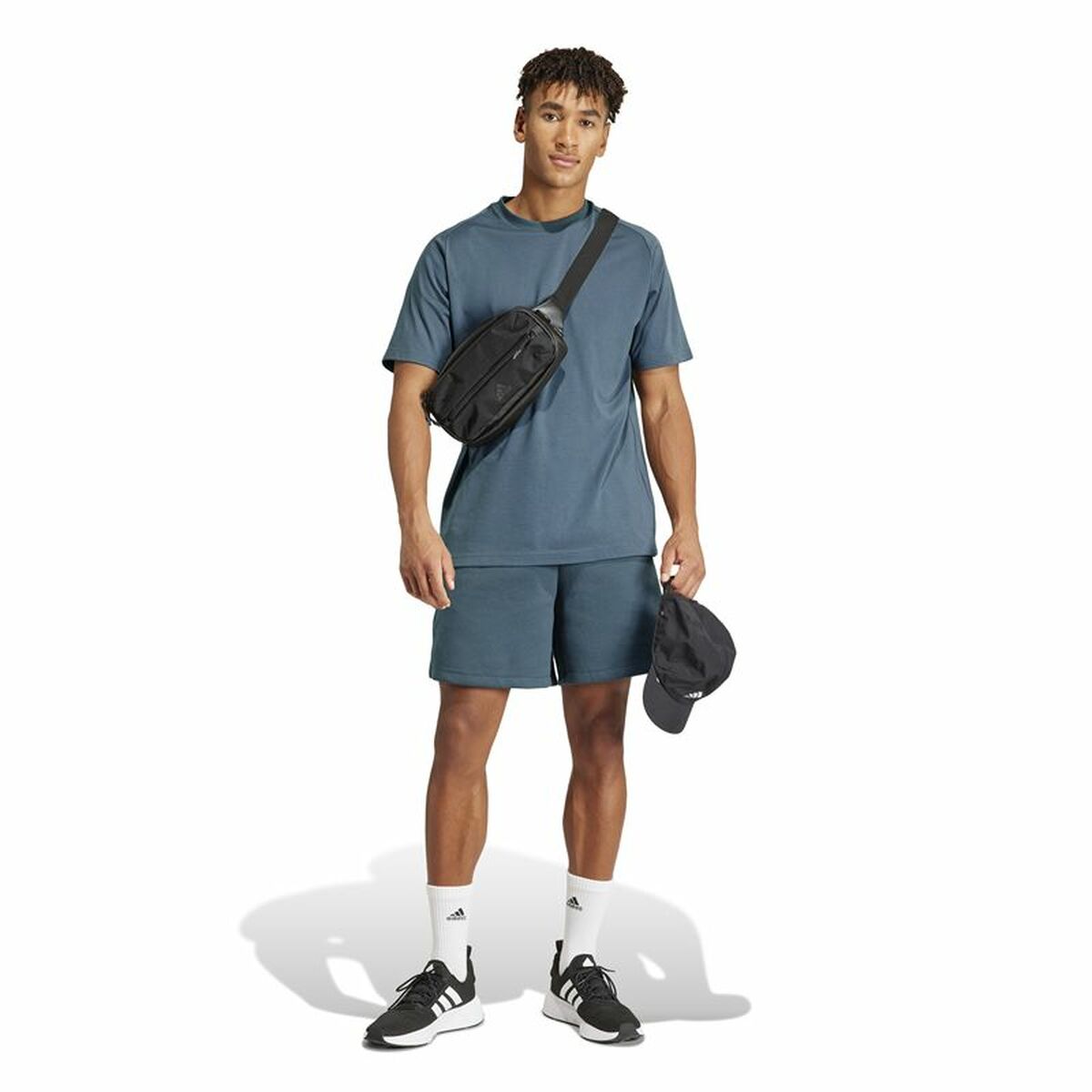 Ανδρική Μπλούζα με Κοντό Μανίκι Adidas ZNE Μπλε