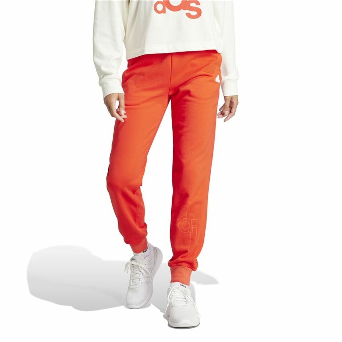 Μακρύ Αθλητικό Παντελόνι Adidas Bluv Κόκκινο Γυναίκα