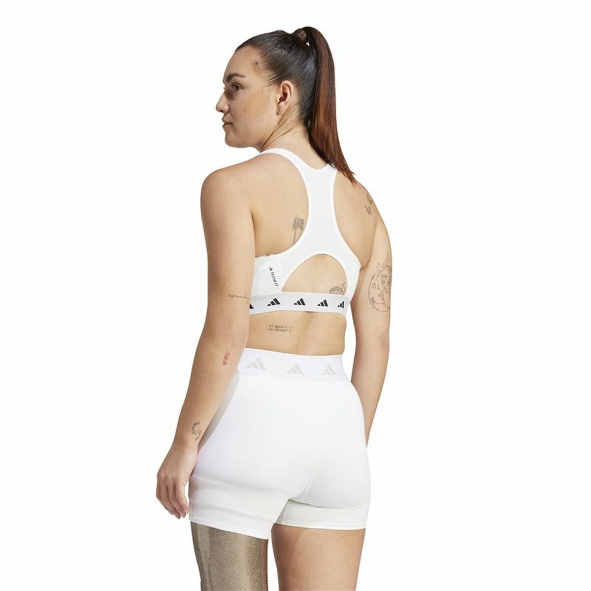 Αθλητικό σουτιέν Adidas Essentials Λευκό