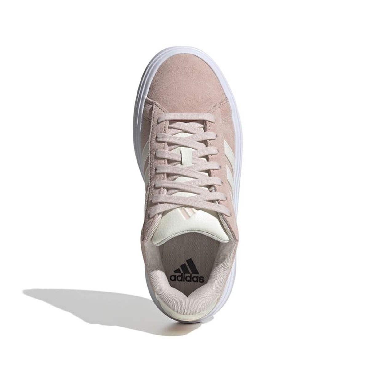 Γυναικεία Casual Παπούτσια Adidas Grand Court Platform Suede Ανοιχτό Ροζ