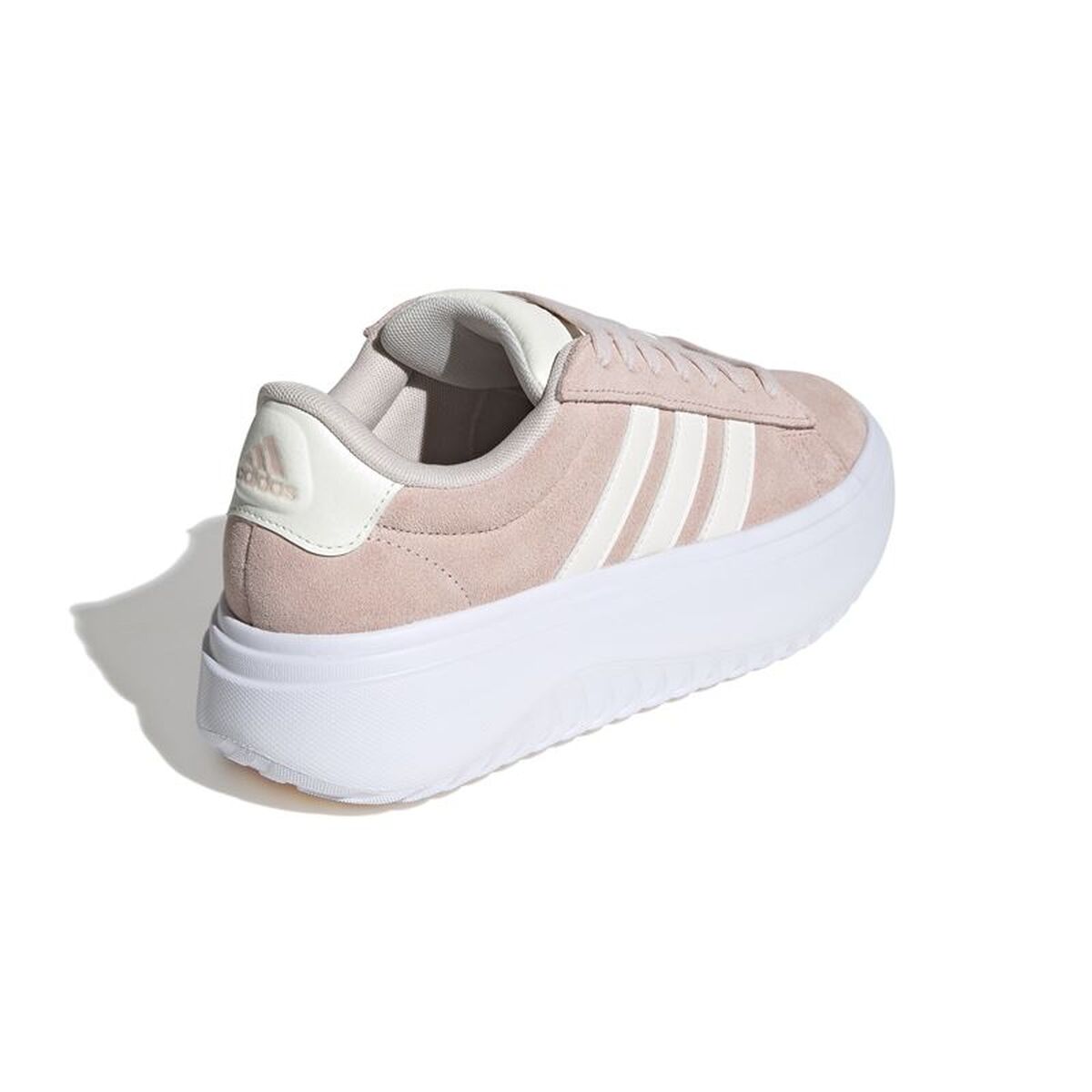 Γυναικεία Casual Παπούτσια Adidas Grand Court Platform Suede Ανοιχτό Ροζ