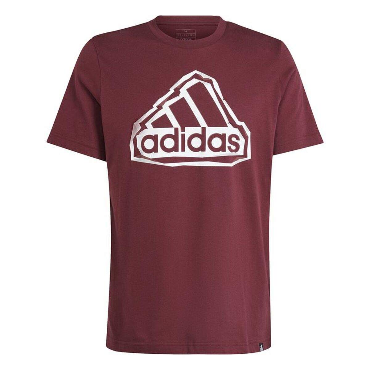 Ανδρική Μπλούζα με Κοντό Μανίκι Adidas Fld Bos Καφέ Μπορντό