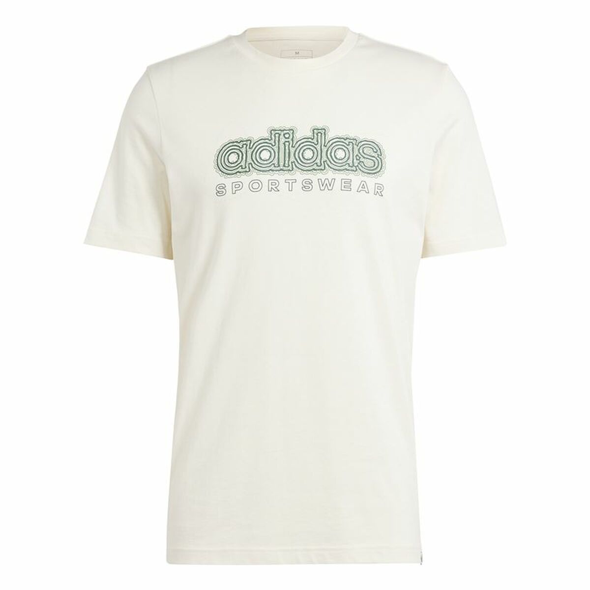 Ανδρική Μπλούζα με Κοντό Μανίκι Adidas Growth Spw Λευκό