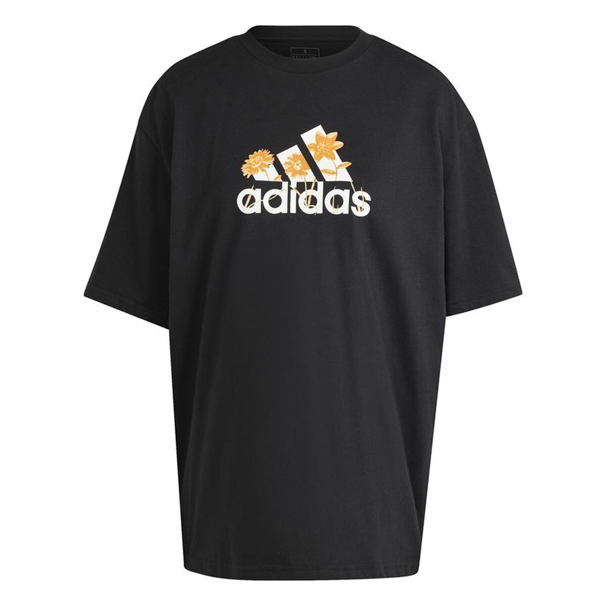 Γυναικεία Μπλούζα με Κοντό Μανίκι Adidas Flower Pack Bos Μαύρο