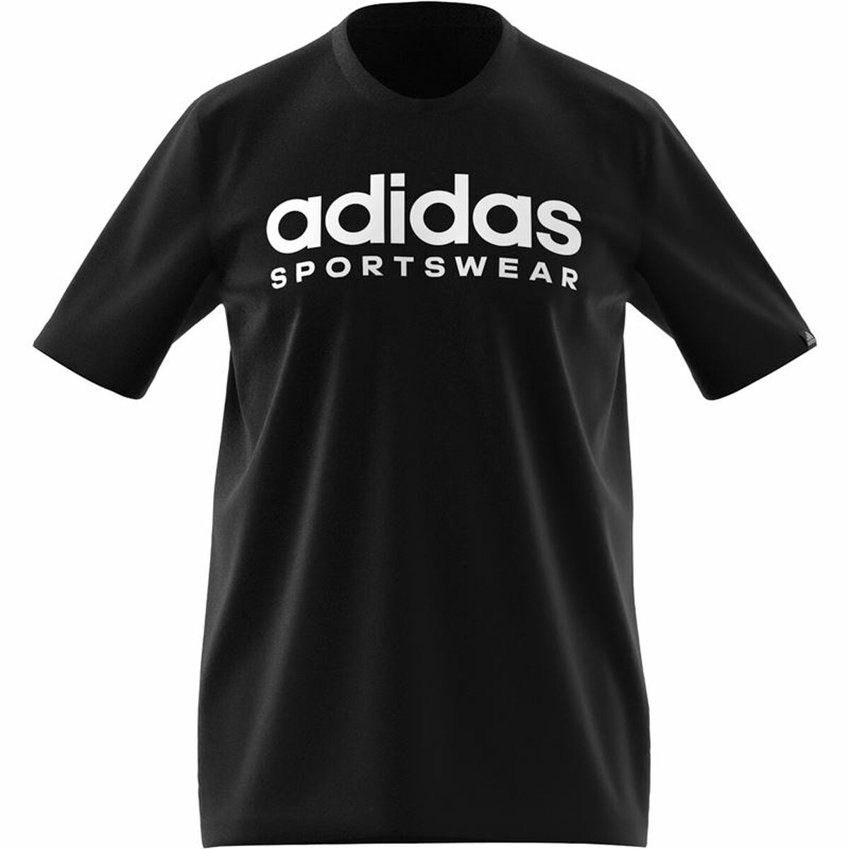 Ανδρική Μπλούζα με Κοντό Μανίκι Adidas Spw Μαύρο