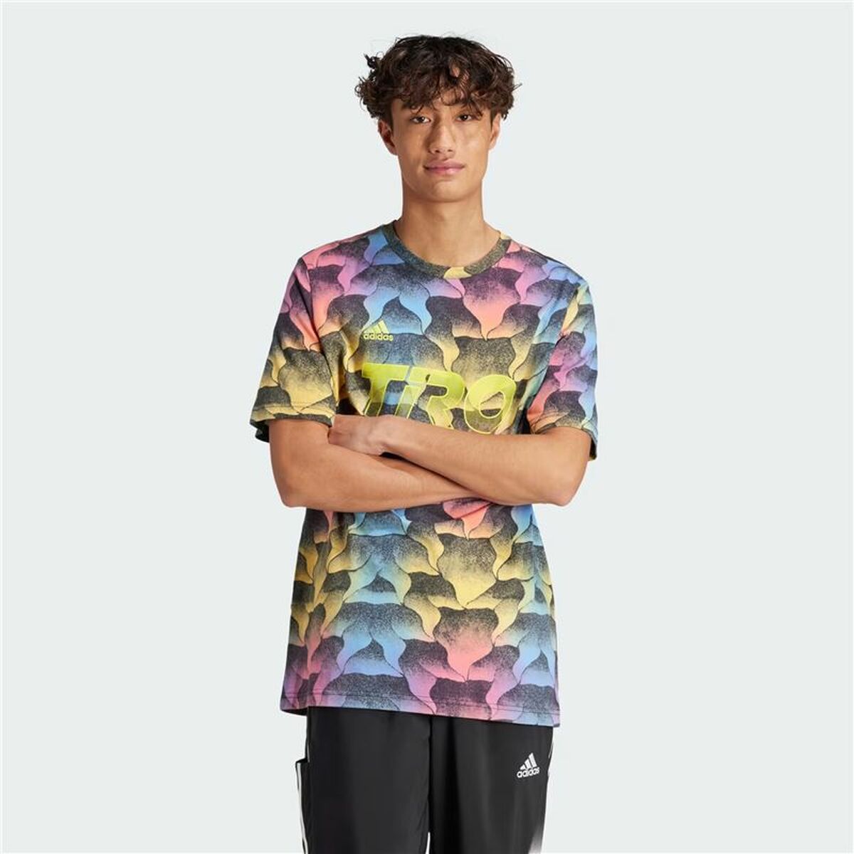 Ανδρική Μπλούζα με Κοντό Μανίκι Adidas Ss Tiro Sumer Indigo