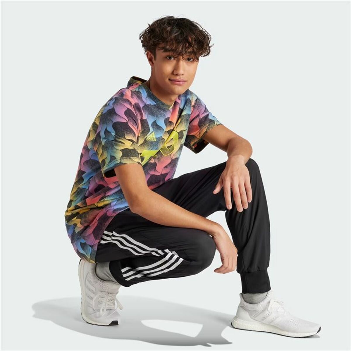 Ανδρική Μπλούζα με Κοντό Μανίκι Adidas Ss Tiro Sumer Indigo