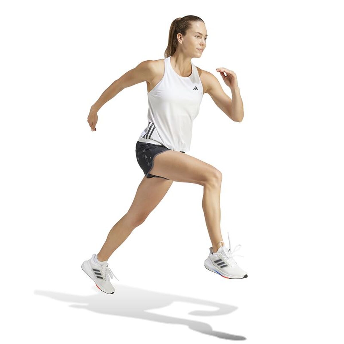 Αμάνικο Γυναικείο Μπλουζάκι Adidas Own the Run Λευκό Running
