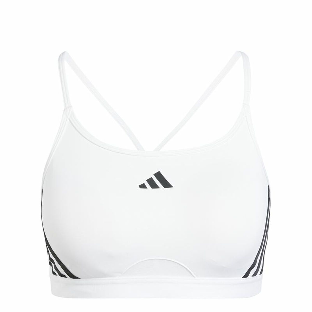 Αθλητικό σουτιέν Adidas Essentials Aeroreact 3 Λευκό